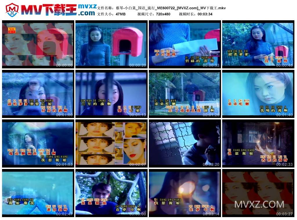 蔡琴-小白菜_国语_流行_ME600722